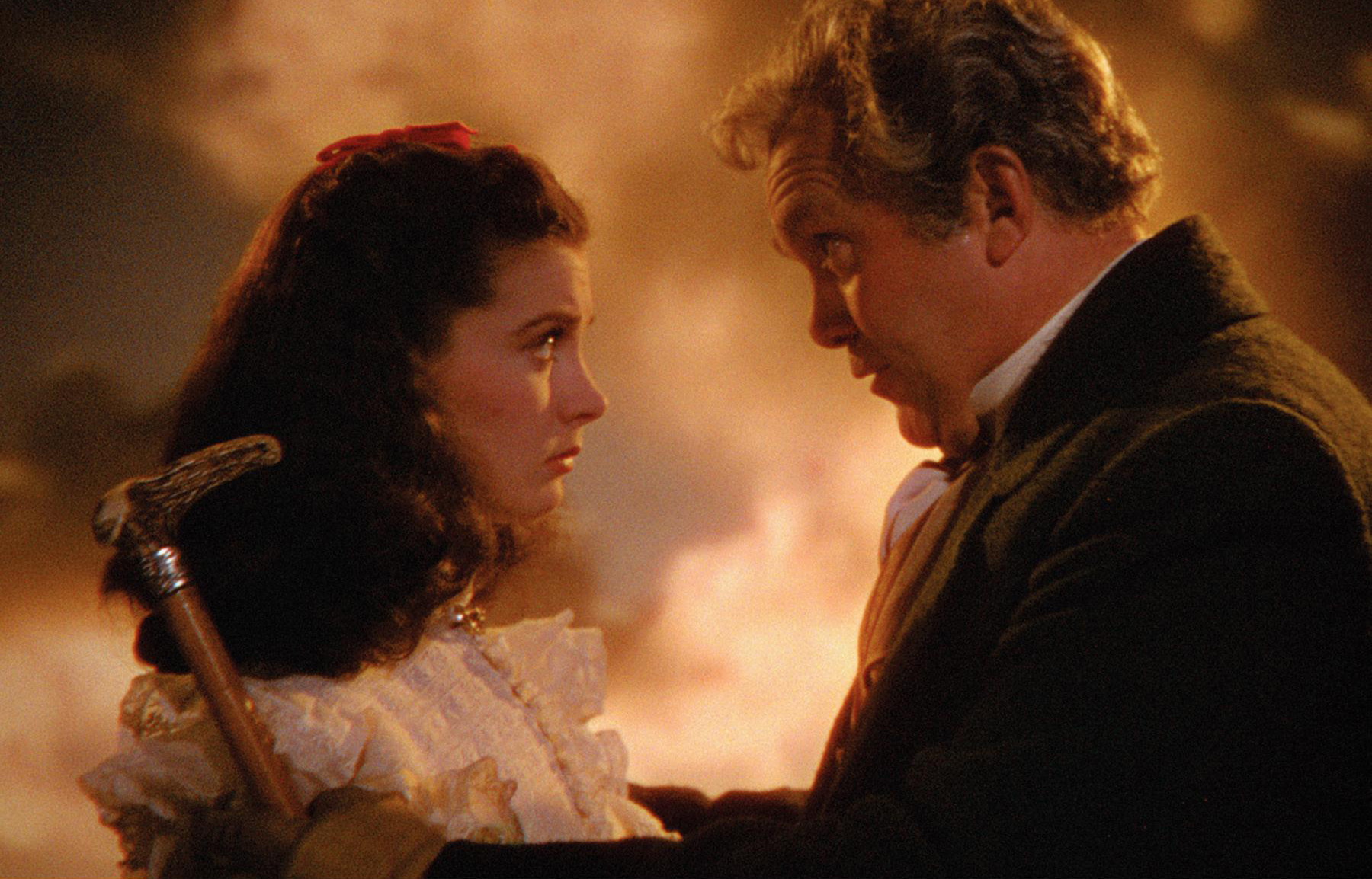 Still of Vivien Leigh and Thomas Mitchell in Gone with the Wind (1939)