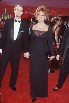 Sophia Loren and Edoardo Ponti