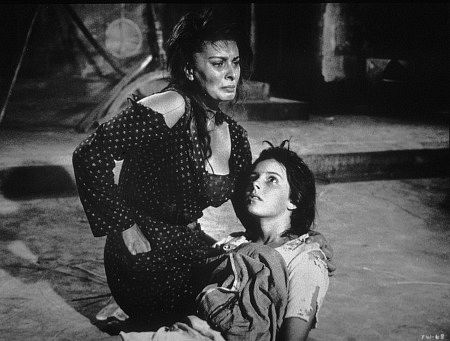 Sophia Loren and Eleanora Brown in 