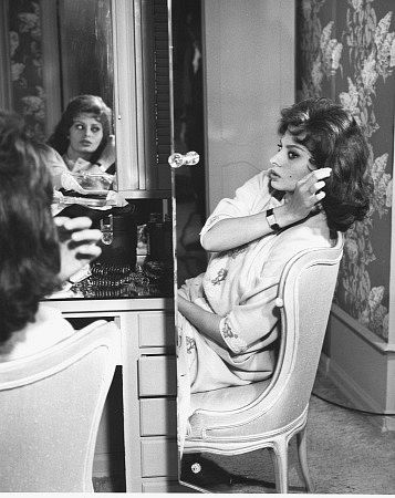 Sophia Loren at home, c. 1960.