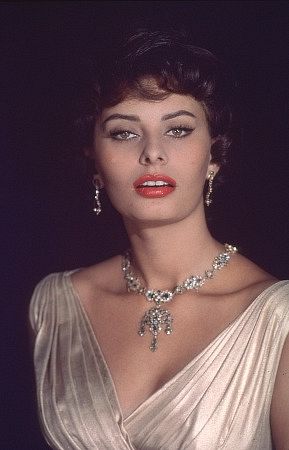 Sophia Loren, c. 1956.