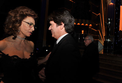 Sophia Loren and Rob Marshall