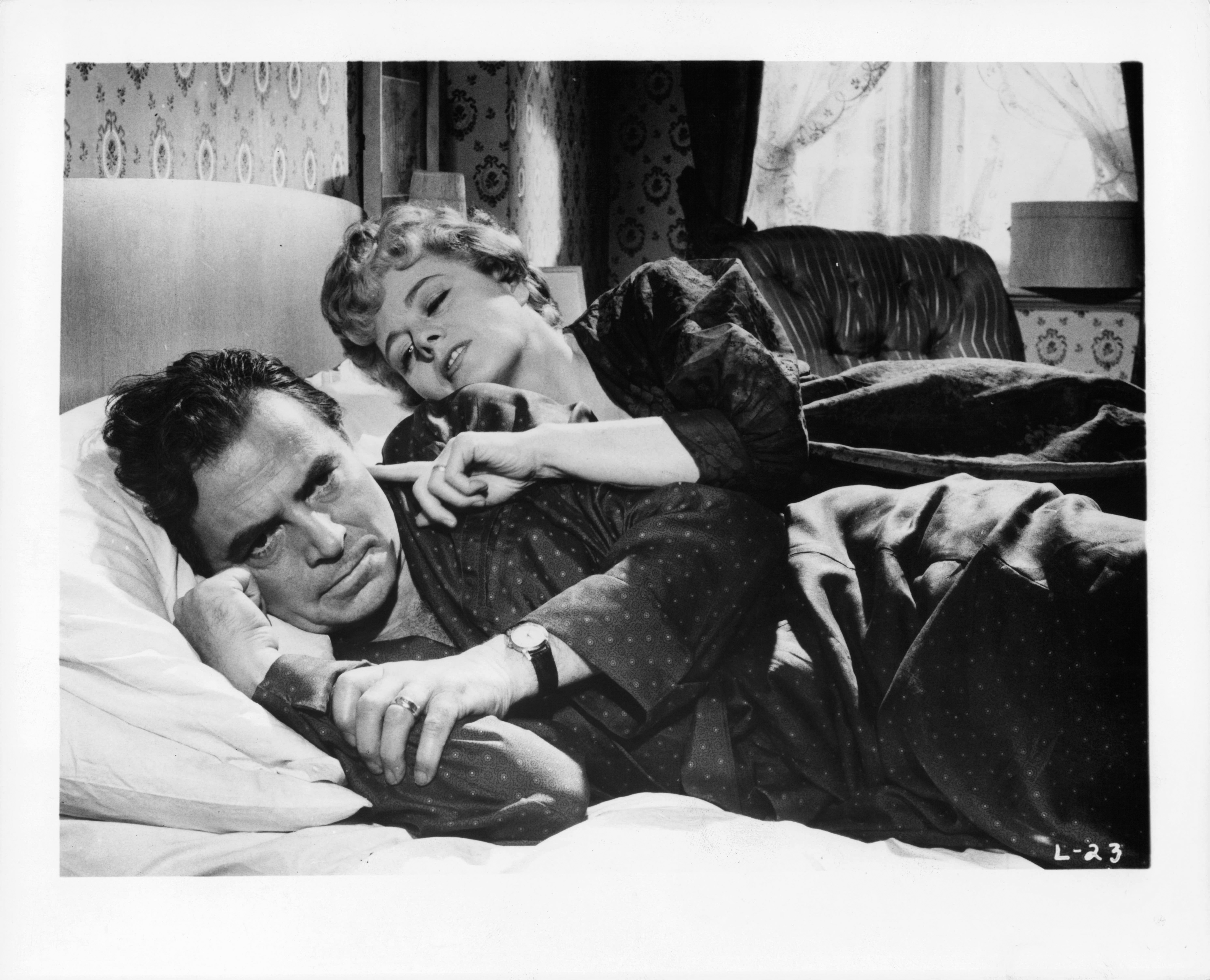 Still of James Mason and Shelley Winters in Lolita (1962)