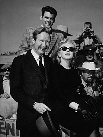 M. Monroe, with Arthur O'Connell & Don Murray 