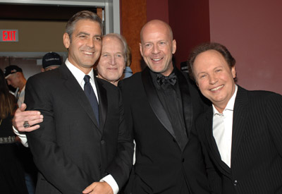 Paul Newman, George Clooney, Bruce Willis and Billy Crystal