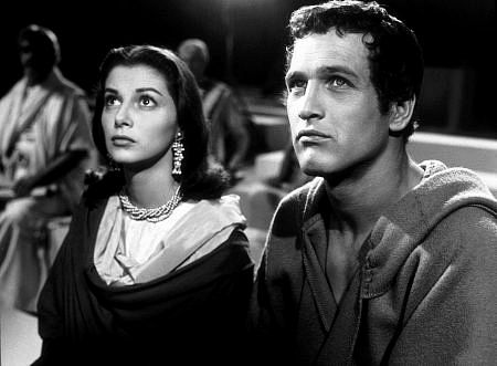 Paul Newman with Pier Angeli in 