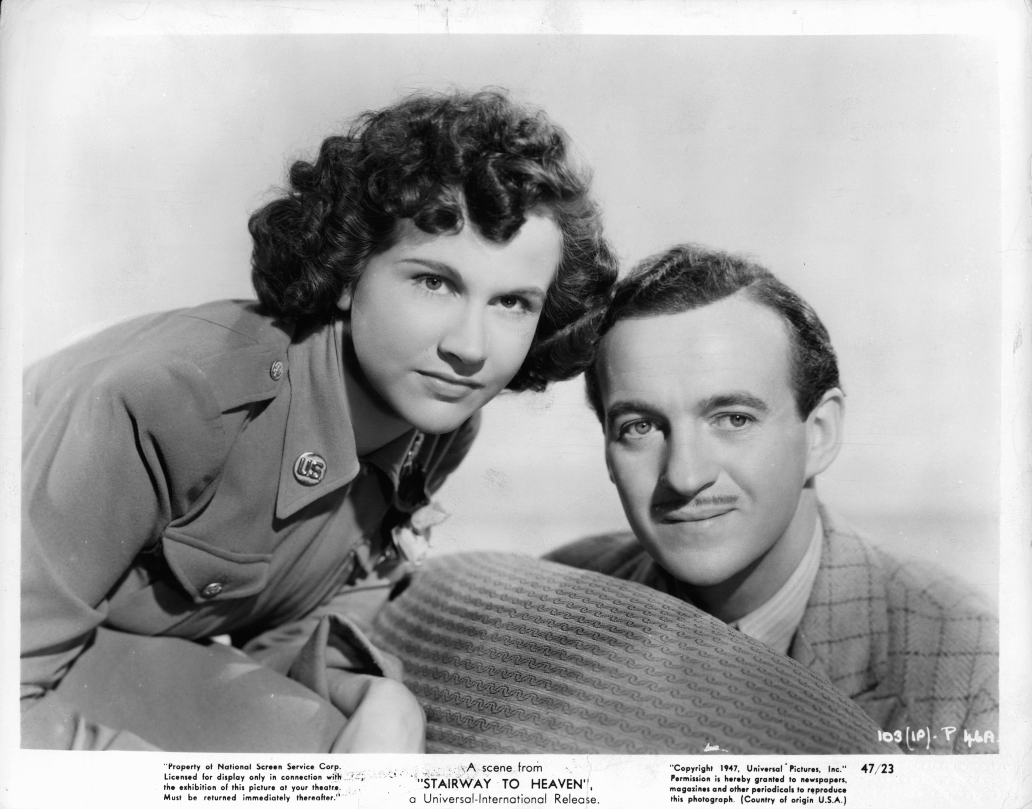 David Niven and Kim Hunter at event of A Matter of Life and Death (1946)