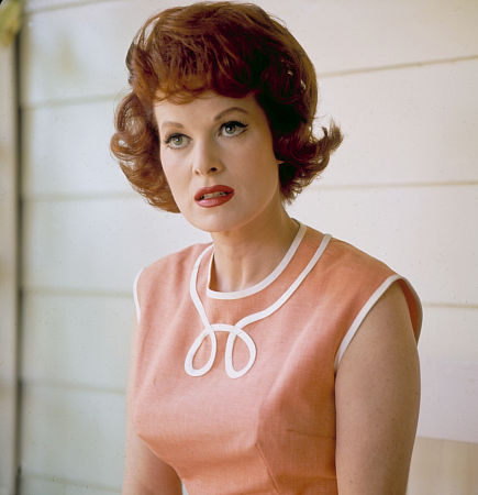 Maureen O'Hara at home, c. 1965