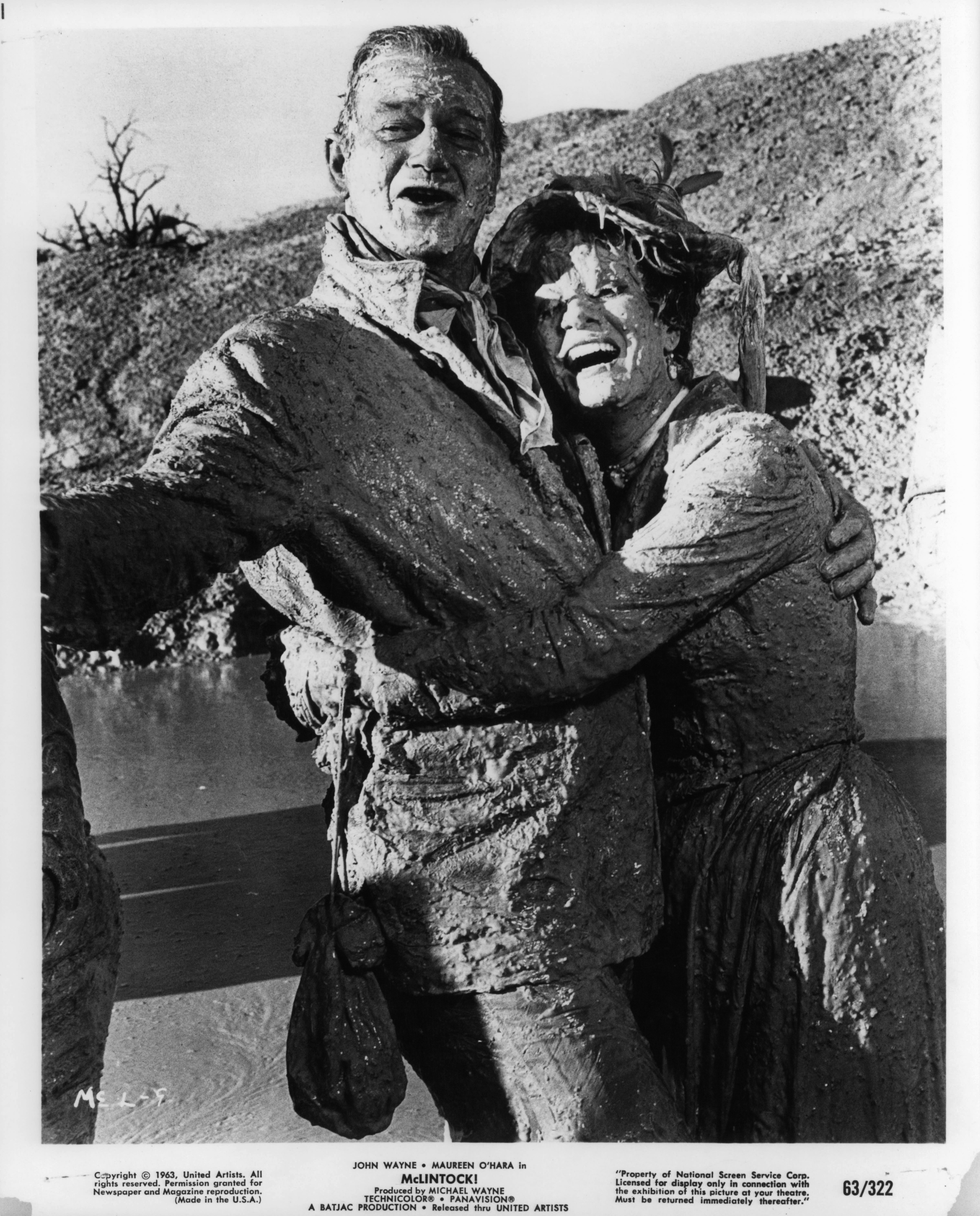 Still of Maureen O'Hara and John Wayne in McLintock! (1963)