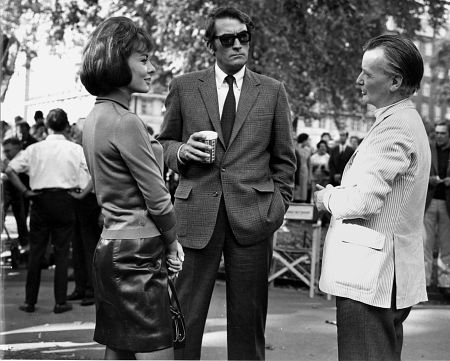 Gregory Peck, and Anne Haywood With Director J.Lee Thompson 