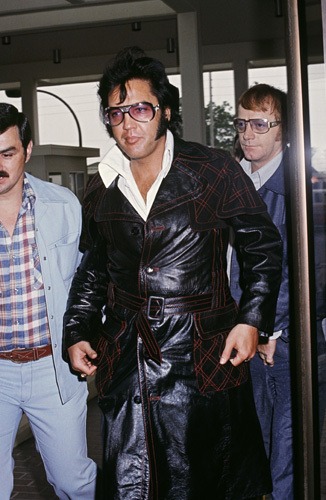 Elvis Presley with Red West circa 1970s