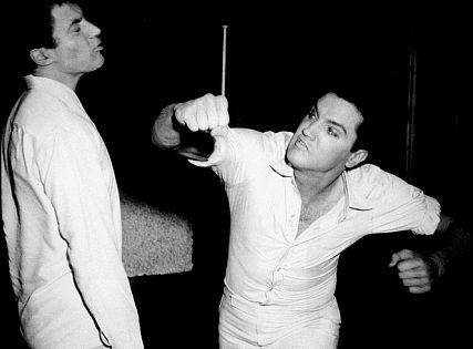 Elvis Presley and Alejandro Rey in 