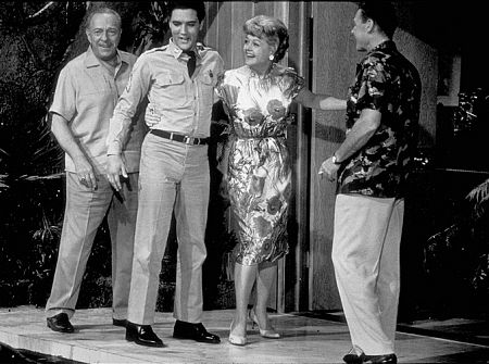 Elvis Presley, Roland Winters, and Angela Lansbury in 