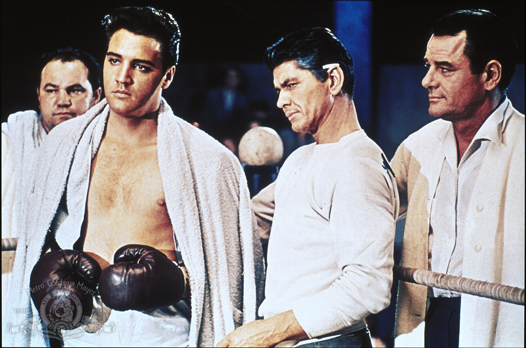 Still of Elvis Presley and Charles Bronson in Kid Galahad (1962)