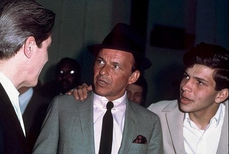 Frank Sinatra and son Frank Jr. 1962 © 1978 Ted Allan