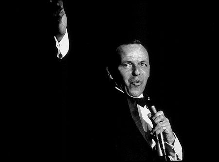 Frank Sinatra performing at the Sands Hotel, Las Vegas, 1964. Modern silver gelatin, 11x14. $600 © 1978 David Sutton MPTV