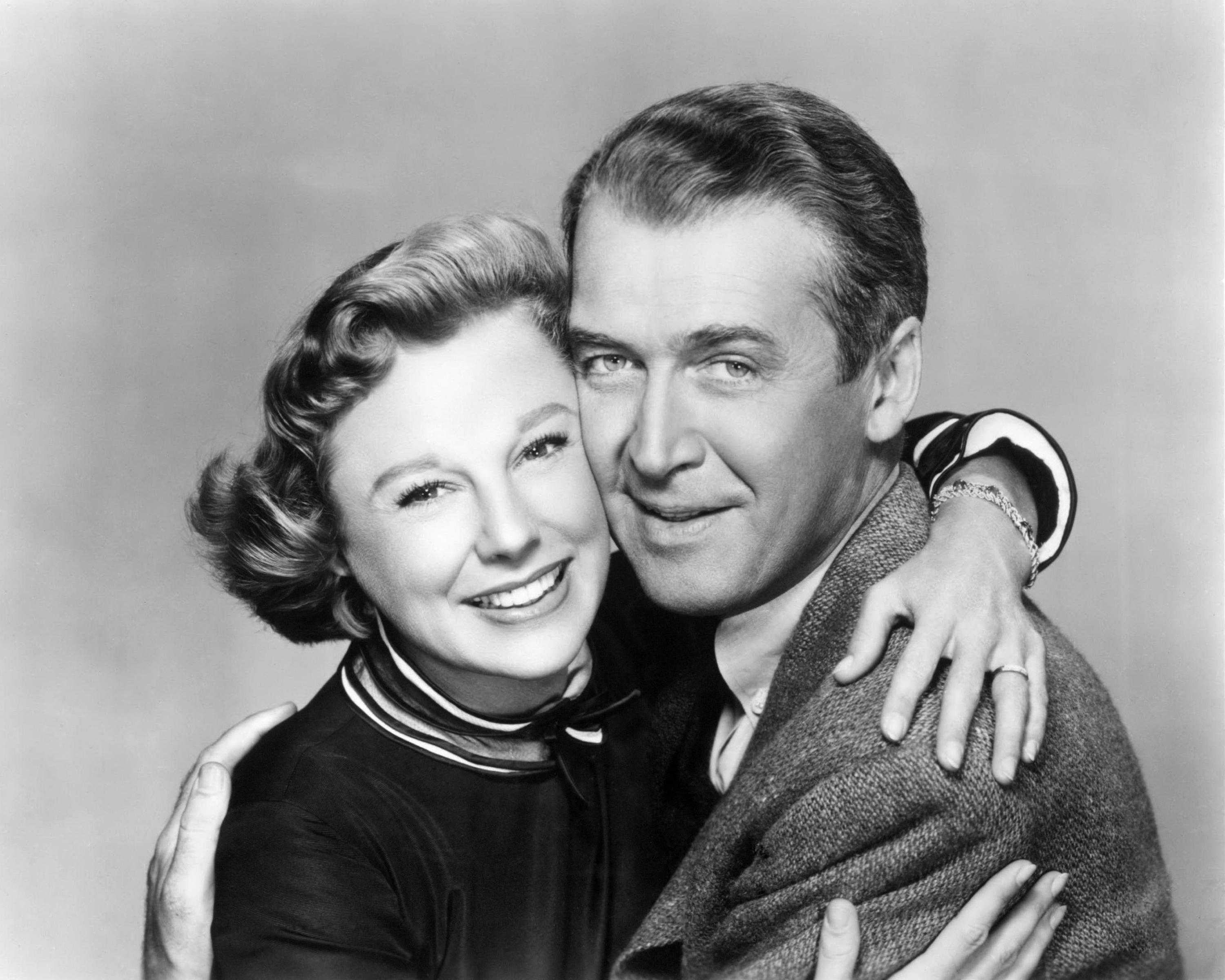 Still of James Stewart and June Allyson in The Glenn Miller Story (1954)