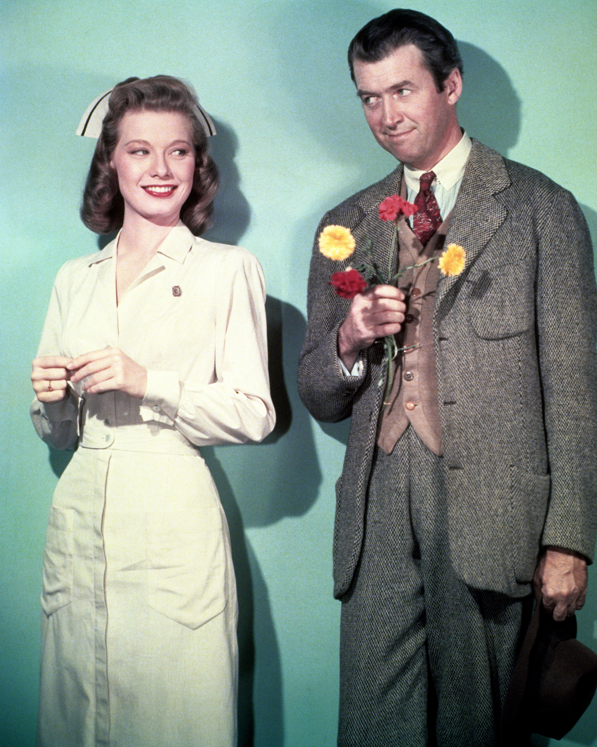 Still of James Stewart and Peggy Dow in Harvey (1950)