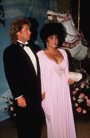 Elizabeth Taylor and Larry Fortensky