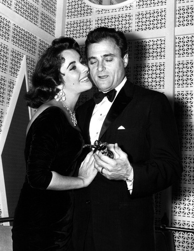 Elizabeth Taylor and Mike Todd circa 1957