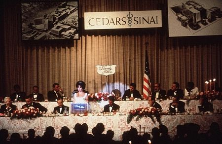 Cedars Sinai Party and Benefit Elizabeth Taylor and Robert Kennedy C. 1961