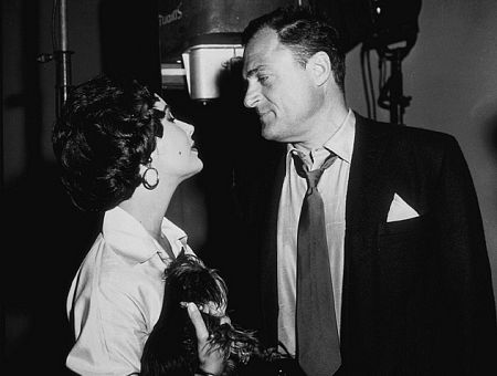 Elizabeth Taylor and third husband Mike Todd, last photo taken of the couple March 12, 1958