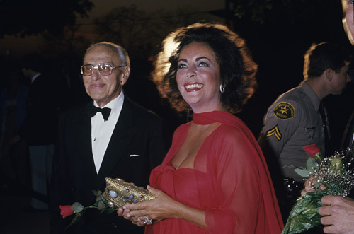 Elizabeth Taylor and George Cukor circa 1978