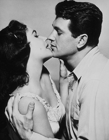 Elizabeth Taylor and Rock Hudson in 