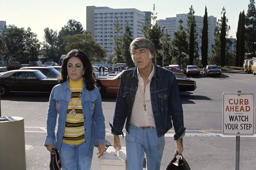 Elizabeth Taylor and Peter Lawford circa 1970s