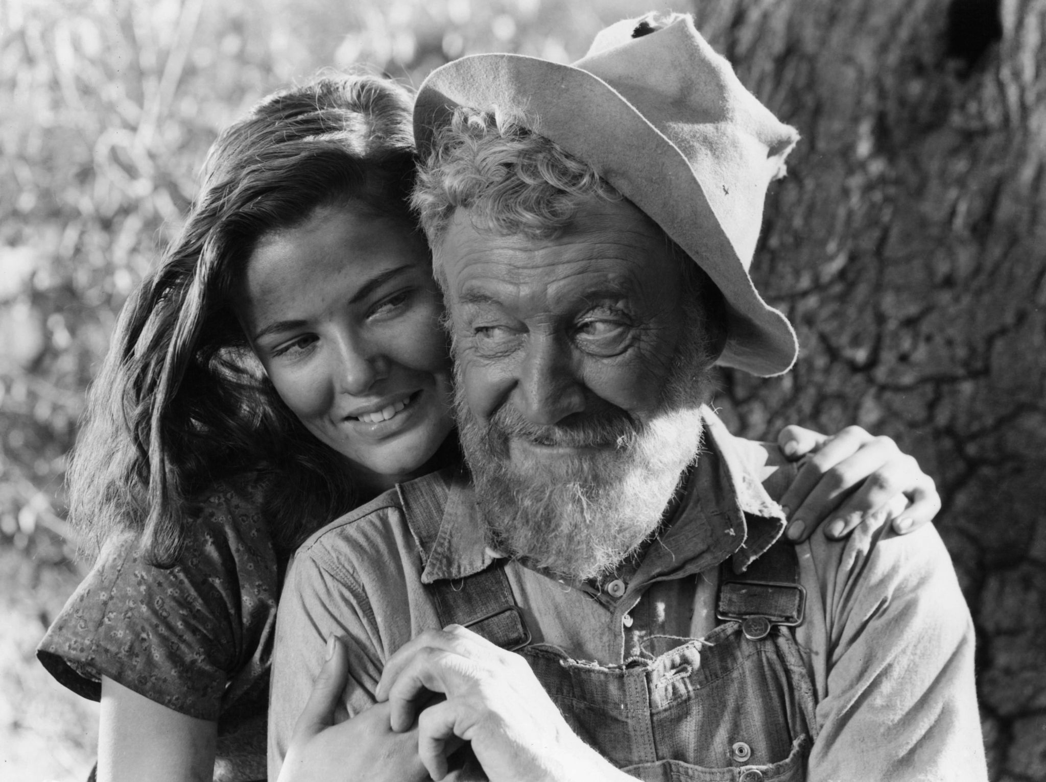 Still of Gene Tierney and Charley Grapewin in Tobacco Road (1941)