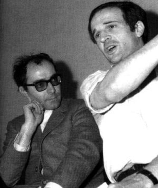Still of François Truffaut and Jean-Luc Godard in Deux de la Vague (2010)