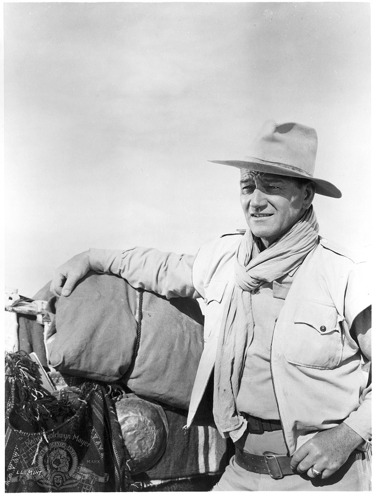 Still of John Wayne in Legend of the Lost (1957)