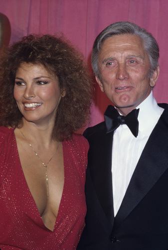 Raquel Welch and Kirk Douglas at 