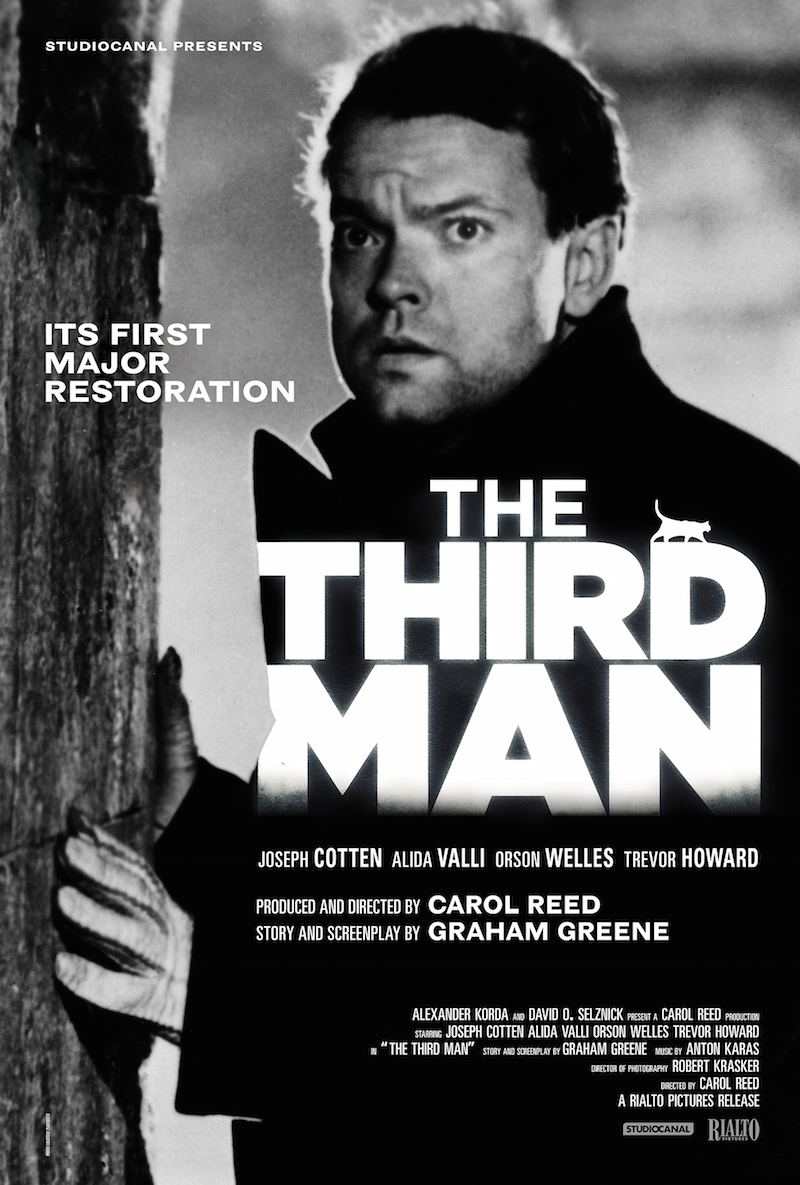 Orson Welles, Joseph Cotten and Alida Valli in The Third Man (1949)