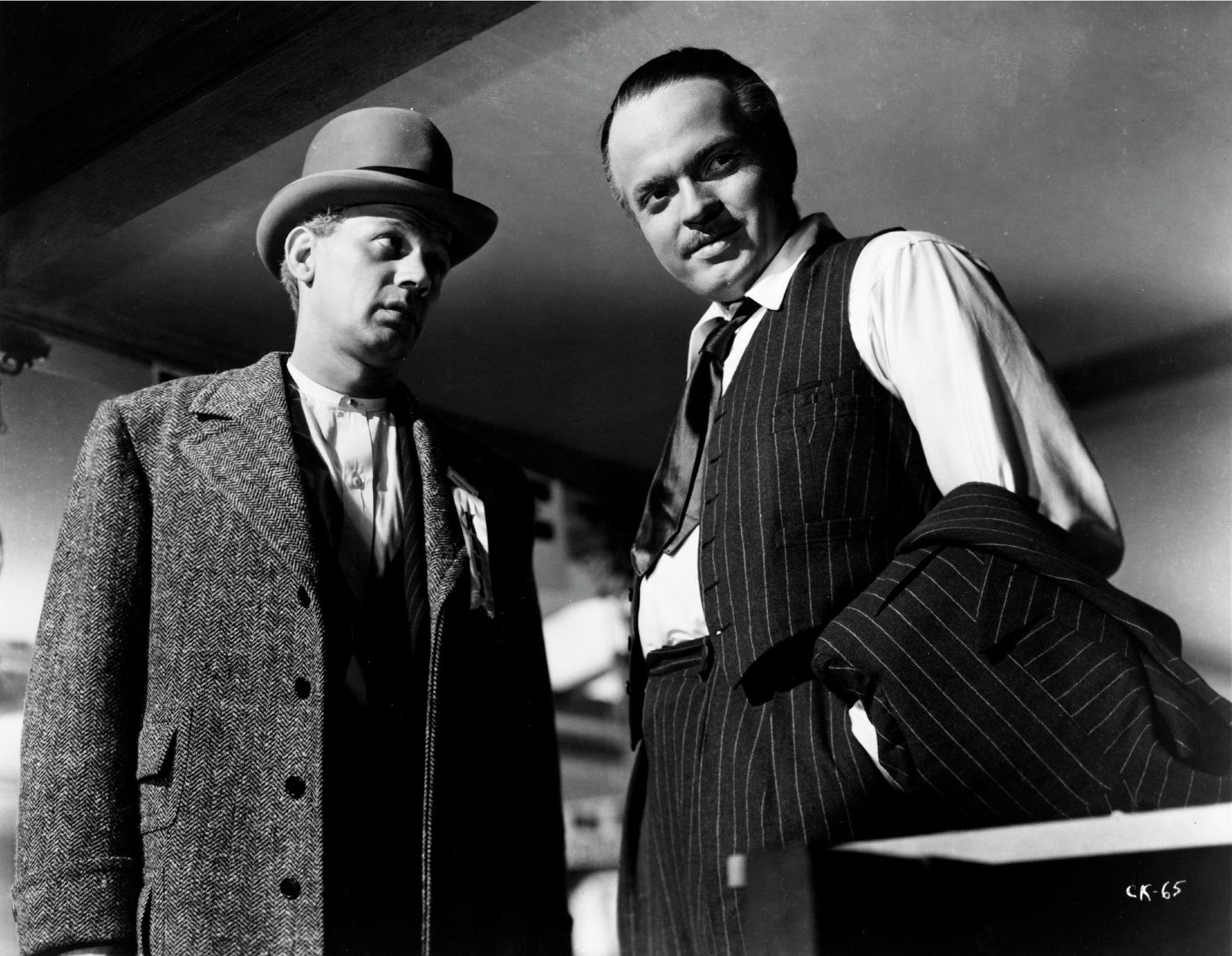 Still of Orson Welles and Joseph Cotten in Citizen Kane (1941)