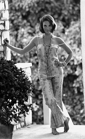 Natalie Wood at home in Beverly Hills, Ca., 1966.