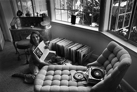 Natalie Wood at home in Bel Air, Ca., 1966.