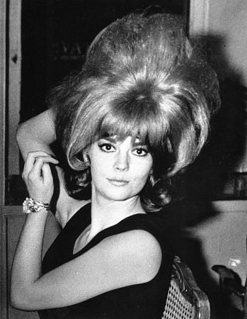 Natalie Wood during a shopping spree in Rome, 1965.