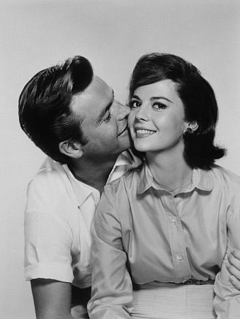 Natalie Wood with Robert Wagner, 1959.