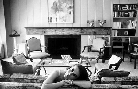 Natalie Wood at home in Beverly Hills, CA, 1973.