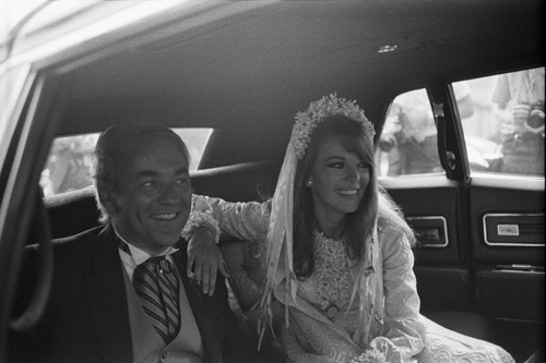 Natalie Wood's wedding to Richard Gregson 05-30-1969