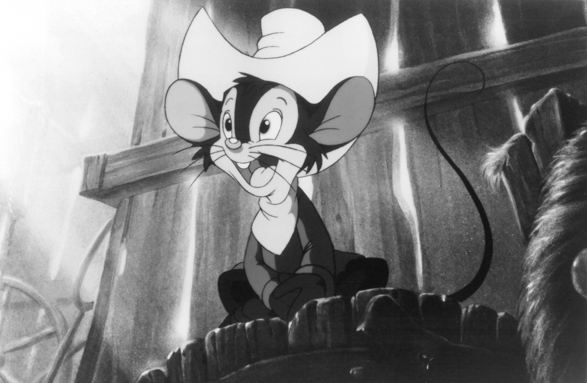 Still of John Cleese, Cathy Cavadini, Nehemiah Persoff and Erica Yohn in An American Tail: Fievel Goes West (1991)