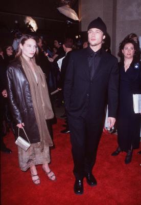 Brad Pitt and Claire Forlani