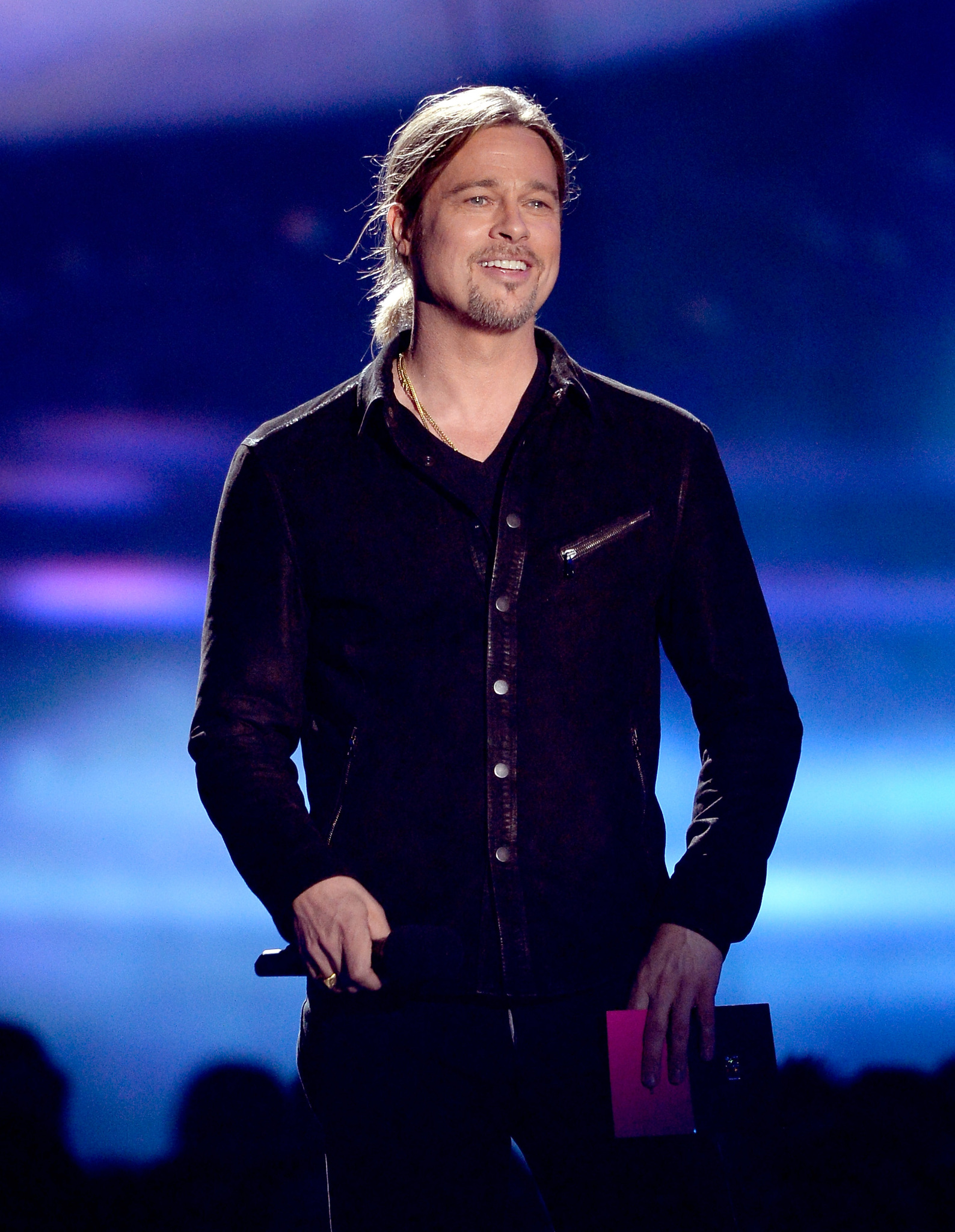 Brad Pitt at event of 2013 MTV Movie Awards (2013)