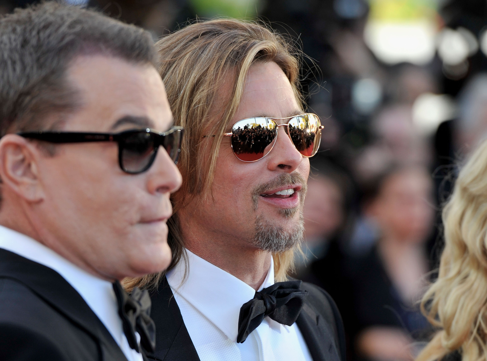 Brad Pitt and Ray Liotta at event of Kazino apiplesimas (2012)