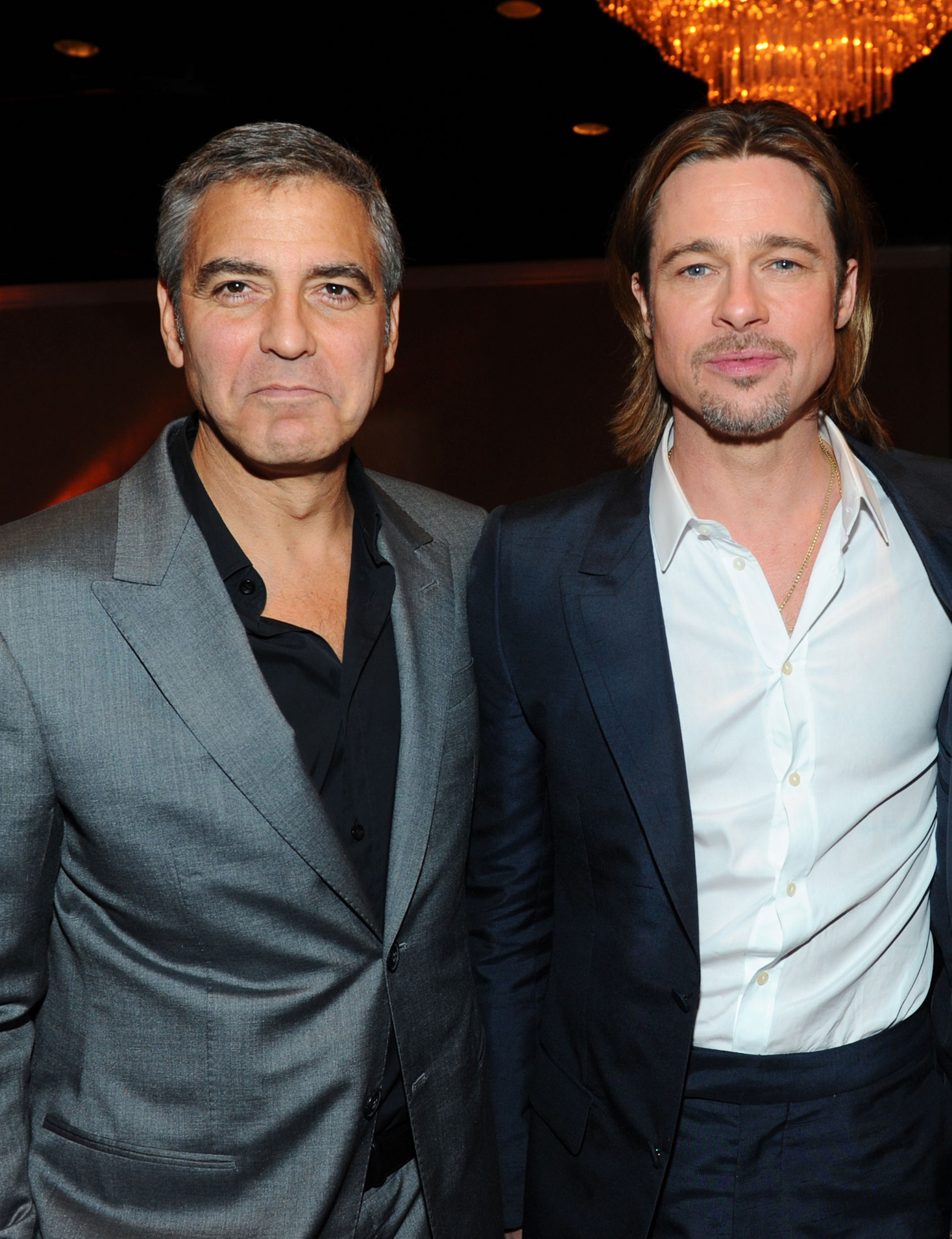 Brad Pitt and George Clooney