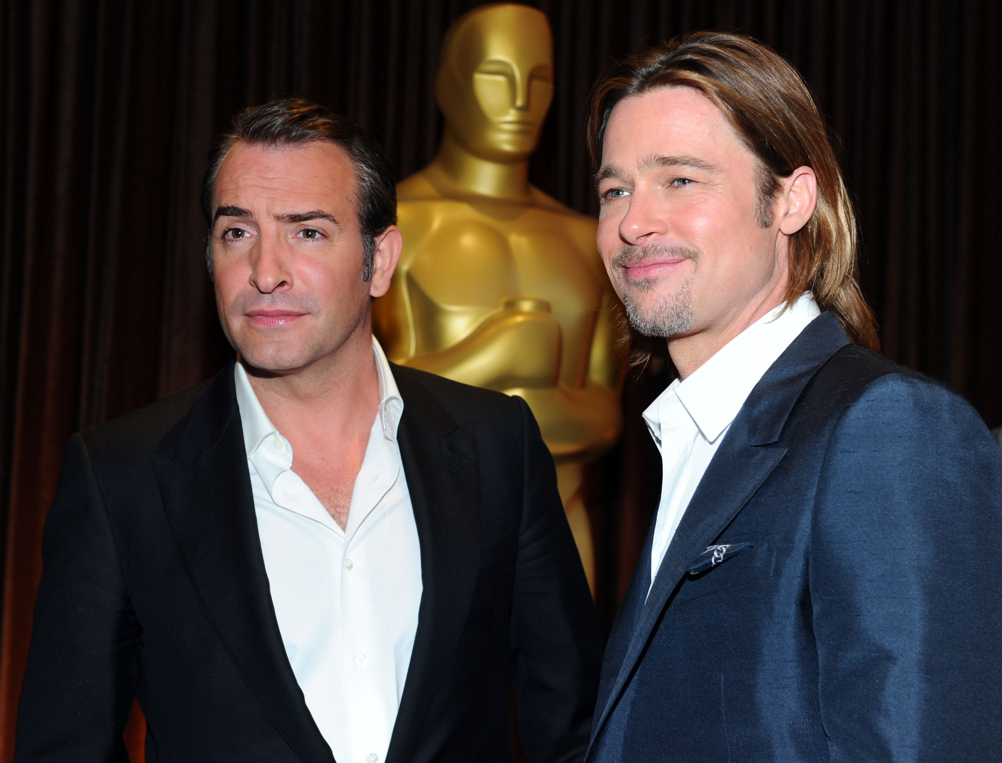 Brad Pitt and Jean Dujardin