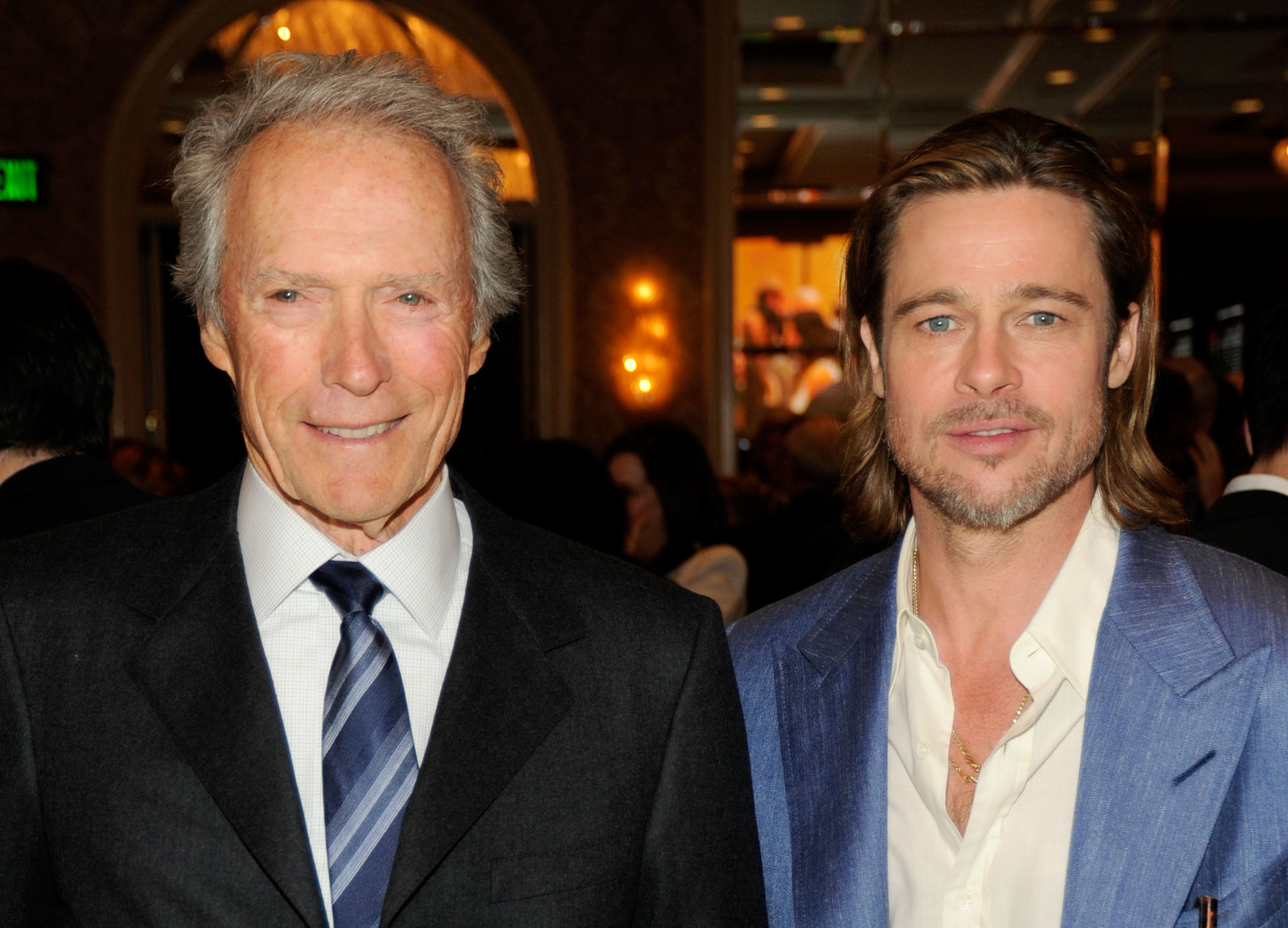 Brad Pitt and Clint Eastwood