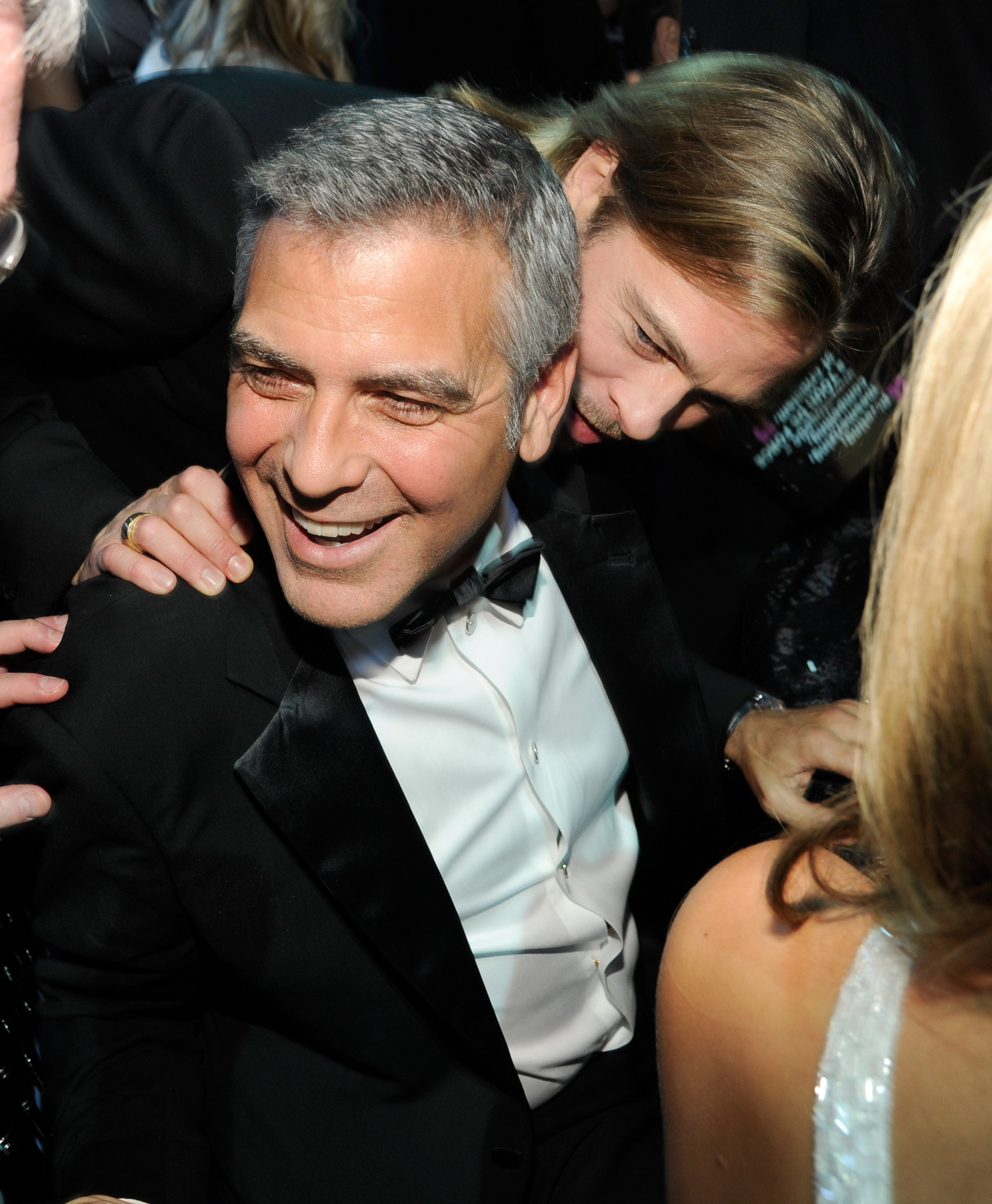 Brad Pitt and George Clooney