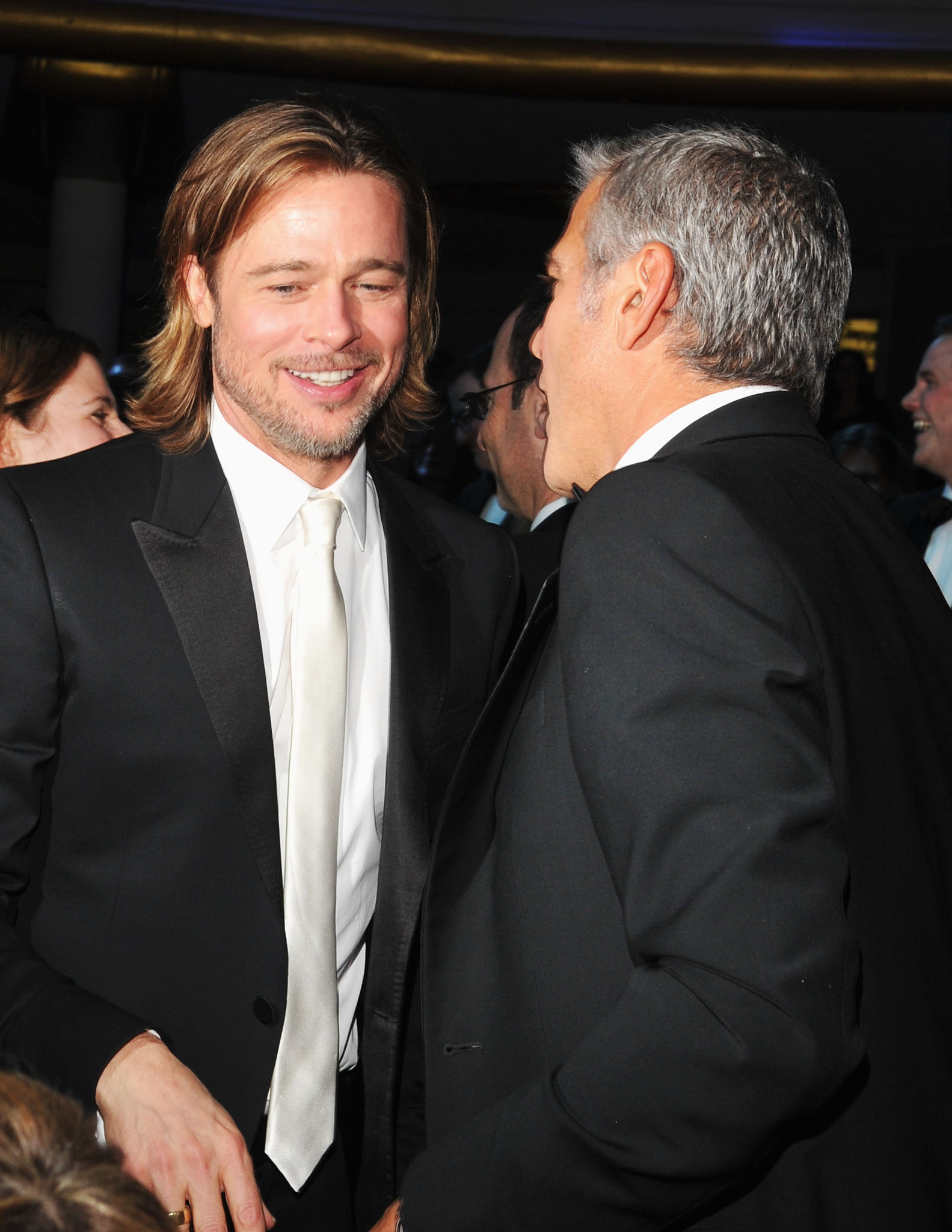 Brad Pitt and George Clooney